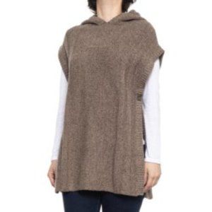 Toad&Co. NWT Women's Stout Brown Marl Lambswool PICO Poncho/Sweater